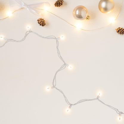 Northlight Mini Incandescent Christmas Lights - Clear - 4' White Wire - 20ct