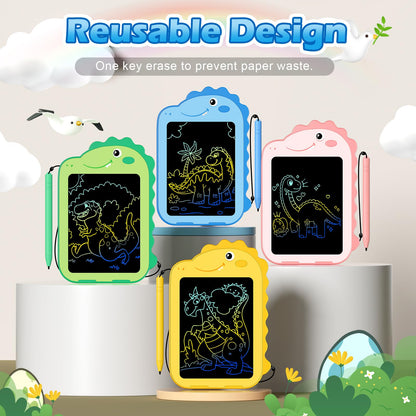 12 Pack LCD Writing Tablet for Kids, Colorful Doodle Board Drawing Tablet, Educational Kid Toys, Doodle Pad Dinosaur Toys for 3 4 5 6 7 8 Year Old Boys Girls