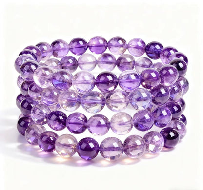 3APure Natural Amethyst Bracelet Attracts Good Luck, Accumulates Wealth, and Enhances Romantic Relationships, Exquisite Design