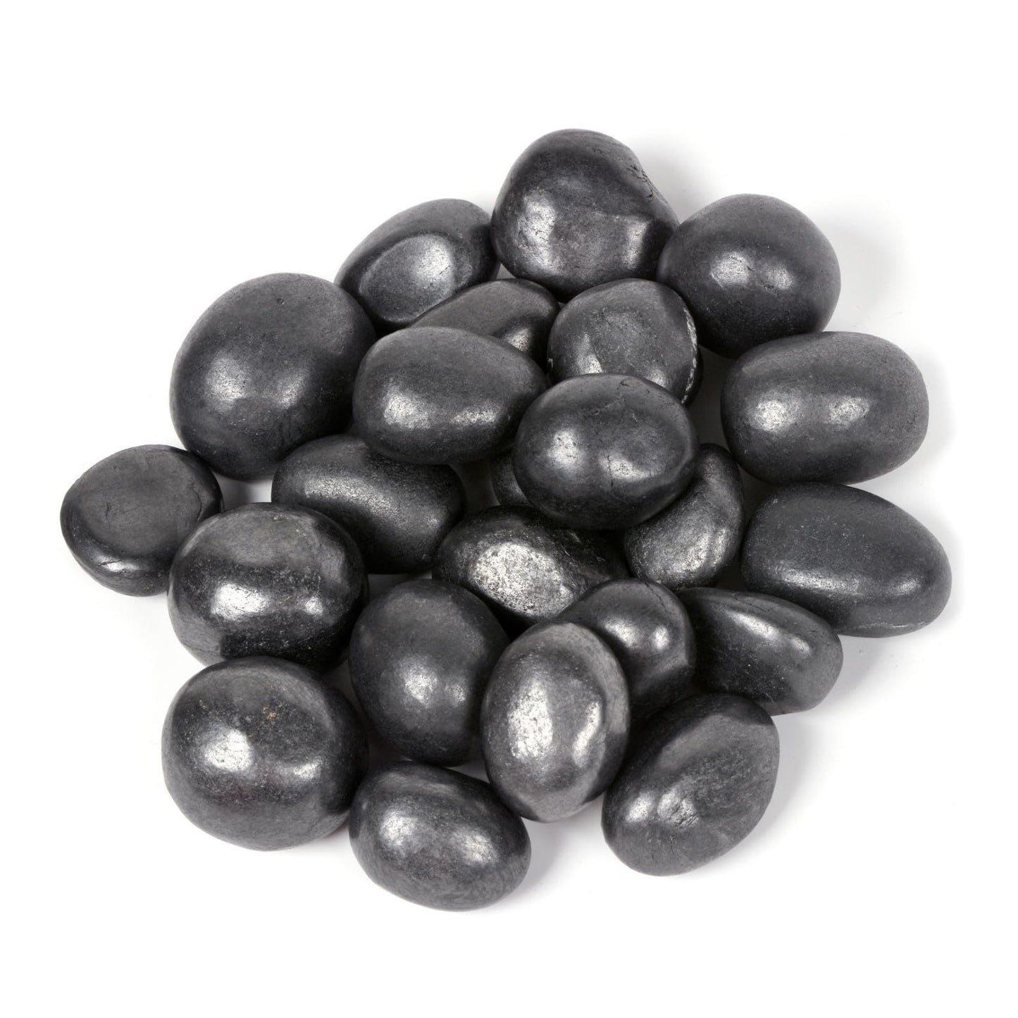 Justinstones 100 Grams Shungite Tumbled Polished Natural Crystal Healing Pocket Stones Rock Collection