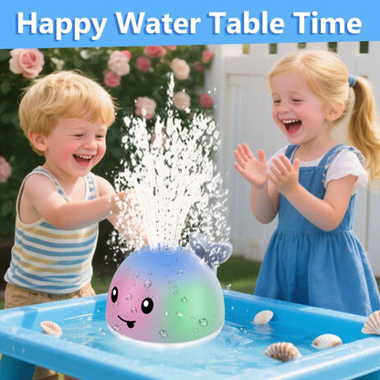 Bath Toys for Kids Ages 1-3 - Valentines Gifts Easter Basket Stuffers - 1 Year Old Girl Boy Gifts 1st First Birthday Gift - Light Up Whale Sprinkler Bathtub Water Pool Toys for Babies 6-12-18 Months