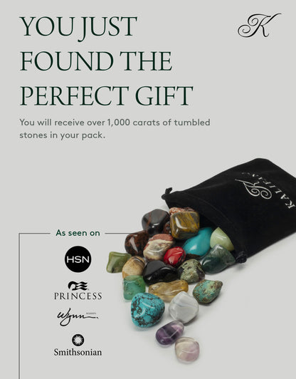 KALIFANO Bulk Tumbled Stones – Over 1,000 Carats Mixed Polished Healing Crystals & Gems for Reiki, Crafts, Kids & Decor (Includes Rose Quartz, Howlite Turquoise, Fluorite, Unakite, Lapis Lazuli) – Piedras de Cristal Para Decorar