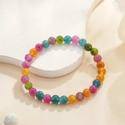 Treasure Bender Protection Bracelet for Women Men, Balance Emotions Healing Crystals Stones Bracelets Anxiety Relief Birthday Gift for Friends Women Men (Rainbow Tourmaline)