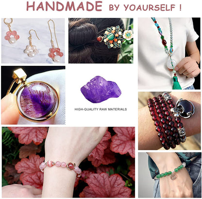 36PCS 10MM Natural Galaxy Sea Sediment Jasper Stone Beads Energy Healing Beads for DIY Jewelry Bracelet Necklace Making for Jewelry Making15Inch