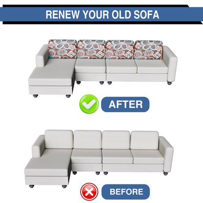 Gdmhy Stretch Couch Cushion Covers for Individual Sofa Seat Cushion,Washable Cushion Slipcover for Chair Loveseat Sofa Cushion,Furniture Protector Sofa Cover(Backrest or Seat)