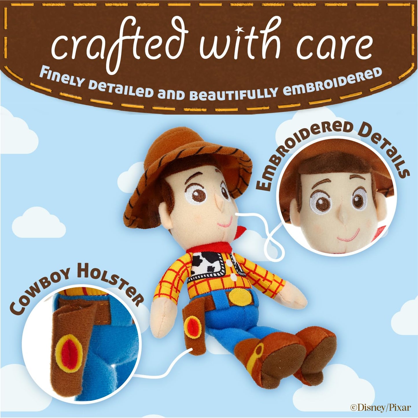 Disney Baby Toy Story Large 8” Stuffed Animal Plush Woody