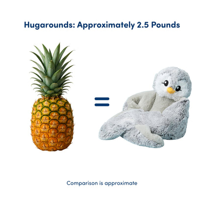 HUGIMALS Hugarounds Sawyer the Sloth 2.5 lb Microwaveable & Freezable Weighted Plush Neck & Shoulder Wrap | Soothing, Comforting Hugs for Self-Care & Relaxation | Unscented for Ages 2+