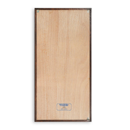 CONSDAN Wood Wall Decor | USA Grown Hardwood, Rustic Wooden Wall Art, Home Decorations for Living Room and Bedroom Aesthetic, Framed and Ready to Hang, Rustic, 36" x 18"