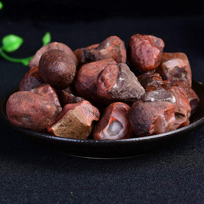 Wixine 1Pcs 100g Natural Rough Carnelian Raw Stone Crystal Red Agate Mozambique