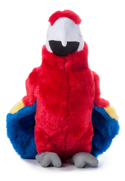 The Petting Zoo Macaw Stuffed Animal, Gifts for Kids, Wild Onez Zoo Animals, Scarlet Macaw Plush Toy 12 inches