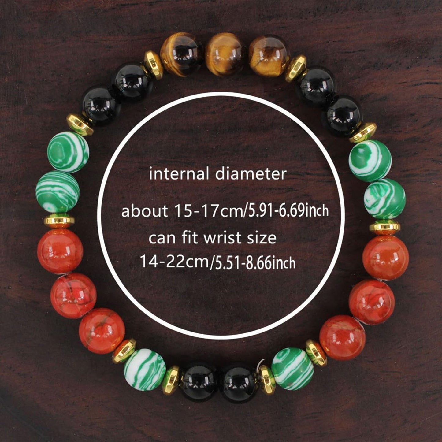Long tiantian 3 PCS Money Bracelets Wealth Attraction for Women Green Jade Bracelet Feng Shui Bracelets Crystal Protection Jewelry Spiritual Gifts