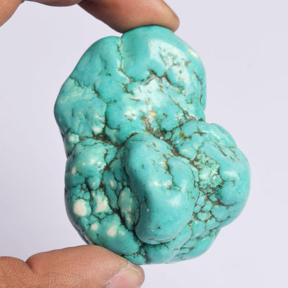 GEMHUB Healing Crystal Turquoise Approximate 540.50 Ct Egl Certified Turquoise, Rough Blue Turquoise, Natural Raw Turquoise, Protective Untreated Gemstone DP-614