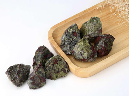 LAIDANLA 2" 1lb Dragon Blood Natural Rough Stones Crystal Large Raw Crystals Bulk Healing Gemstones for Reiki Healing Tumbling Fountain Rocks Wire Wrapping Decoration Cabbing Lapidary
