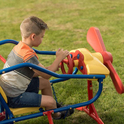 Lifetime Ace Flyer Airplane Teeter Totter - Primary Colors (151110)
