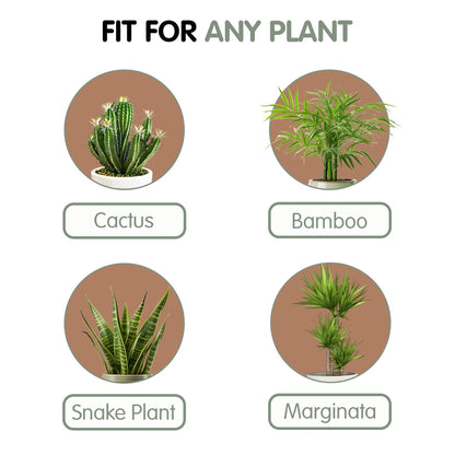 Nabytok Wood 7.5" x 9.8" Plant Stand Indoor Outdoor, Wooden Single Floor Plant Pot Holder, Natural Plant Stand, Assembly Required (Excluding Potted Plants)