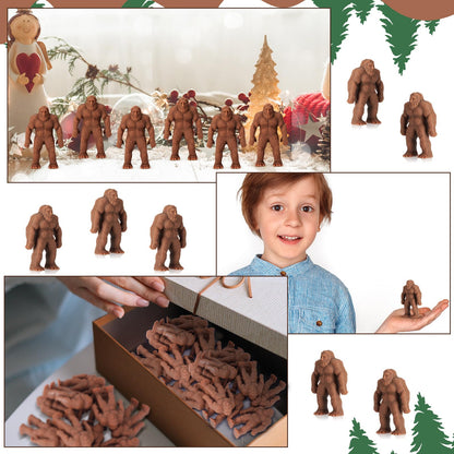 Chunful 36 Pcs Mini Bigfoot Figurines Gifts Little Sasquatch Bulk Miniature Bigfoot for Party Favors Sasquatch Fans Valentine Birthday Gifts for Men Women Home Bookcase Living Room Scenes Decor