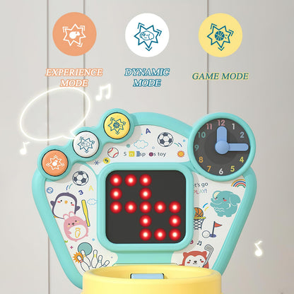 5-in-1 Toddler Sports Toys Activity Center: Includes Basketball Soccer Bowling Baseball Golf, Toddler Basketball Hoop Indoor with Adjustable Height 1-3 Year Old Boys Girls Toys, Toddlers & Baby Gift