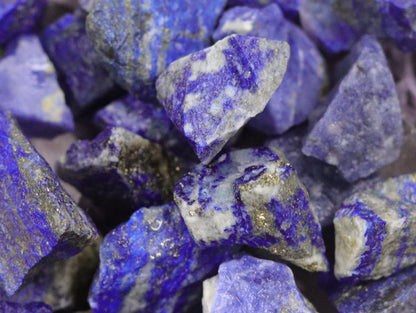 YATOJUZI Blue Solidate 1lb Bulk Natural Healing Crystals Raw Rough Rocks Stones Sets for Cabbing Tumbling Cutting Lapidary Polishing Reiki Crytsal Healing Wire Wrapping Decoration Gemstone