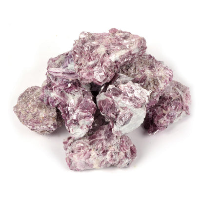 Justinstones 1/2LB Large Raw Purple Mica Natural Crystal Healing Stones Rock Collection