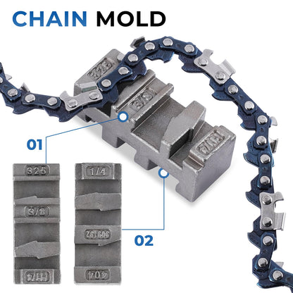 Chainsaw Chain Breaker and Spinner 2-in-1 Chain Breaker & Rivet Spinner Chainsaw Breaker Rivet Spinner Repair Tool for Most Chainsaw Chains