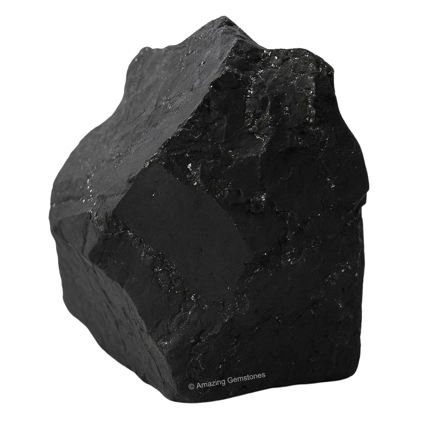 Amazing Gemstone Shungite Raw Crystals and Healing Stones, Natural Rocks for Tumbling and DIY Raw Stones and Crystals (1 Piece)