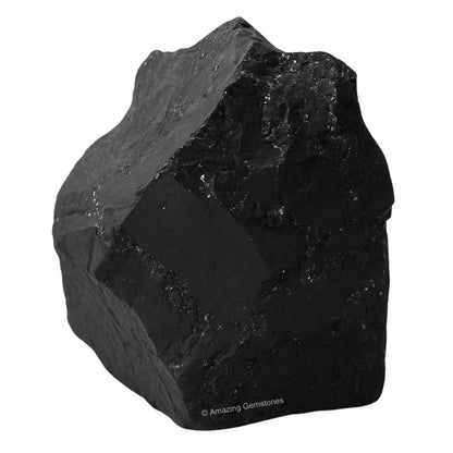 Amazing Gemstone Shungite Raw Crystals and Healing Stones, Natural Rocks for Tumbling and DIY Raw Stones and Crystals (1 Piece)