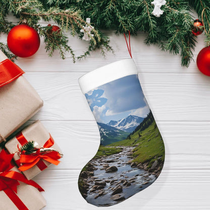 KOPUUYRD Natural Wonders Print Luxurious Holiday Socks,Unique Christmas Socks for Joyful Season,Festive Ornament Classic
