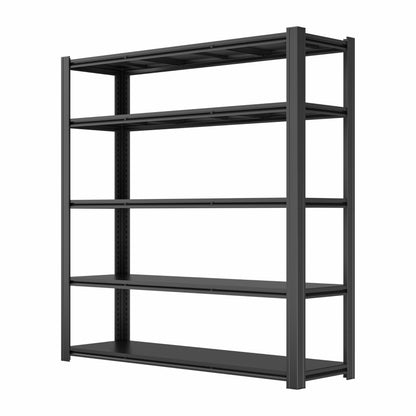 KIFDYTH 83" H Storage Shelves Heavy Duty, 3500 LBS Garage Shelving, 5 Tier Adjustable Metal Garage Shelving Units, 83" H*55" W*23.12" D, for Garage Storage, Warehouses, Basement (83H*55W*23.12D)