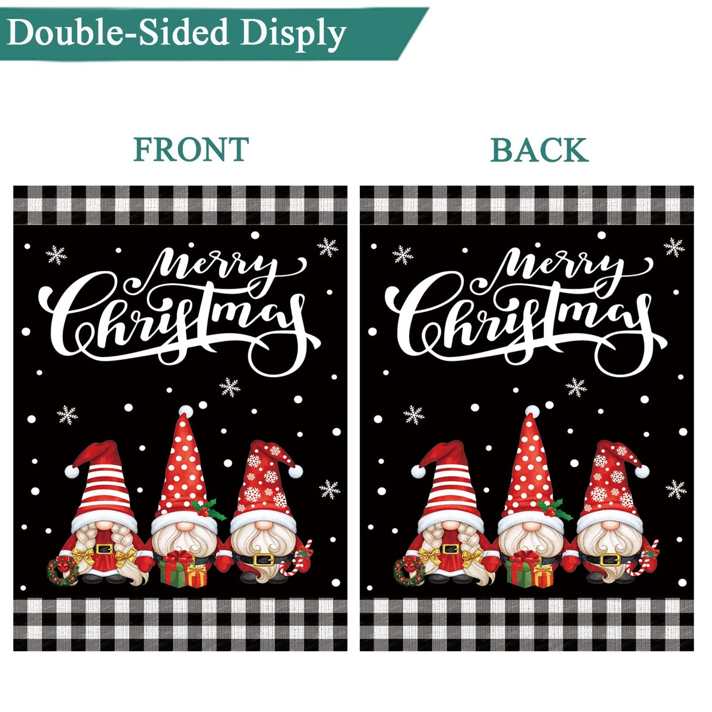 Set of 10 Gnome Seasonal Garden Flags,Double Sided 12 x 18 Inch Yard Flags, Small Garden Flags for Outside, Spring 4th of July Easter Seasonal Flags for Outdoor, Holiday Garden Flags for All Seasons