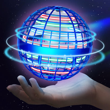 Sosuy 2026 Flying Orb Ball for Kids, Magical Hover Cosmic Boomerang Space Floating Mini Hand Rotating Drone Stocking Stuffer Xmas Toys for Boys Girls Teen Age 6 7 8 9 10+ Blue