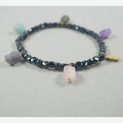 Black Onyx Bracelets for Women - Elegant Chakra Charm Beaded Bracelets for Women - Premium Womens Bracelets with Stunning Energy Balancing Gemstones Onyx for Spiritual Harmony and Style