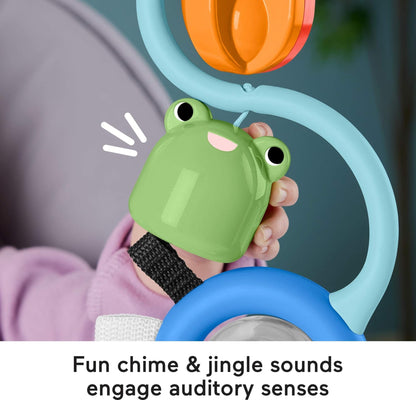 Fisher-Price Baby Toy Sensory Sounds High Chair Busy Activity with Suction Cup for Developmental Play Infants Ages+ Months
