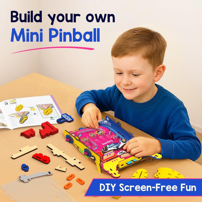 Smartivity Mini Pinball for Kids Ages 6 to 12 Years | Build Your Own - Hand Held Pinball I Birthday Gift for Smart Kids | DIY STEM Toy for Boys & Girls 6,7,8,9,10,11,12 Years Old