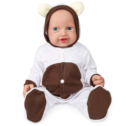 Vollence 14 inch Silicone Baby Dolls Girl Weighted 4 lb,[NOT Vinyl],Silicone Full Body Reborn Lifelike Real Life Realistic Newborn Soft Babies with Feeding Accessories & Gift Box for Kids Age 3+