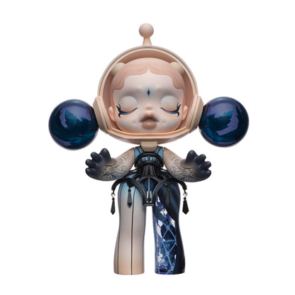 POP MART MEGA α SKULLPANDA 400% Guo Pei-Alternate Universe 33cm/12.99inches Figurine, Toys for Mordern Home Décor, Collectible Art Toy