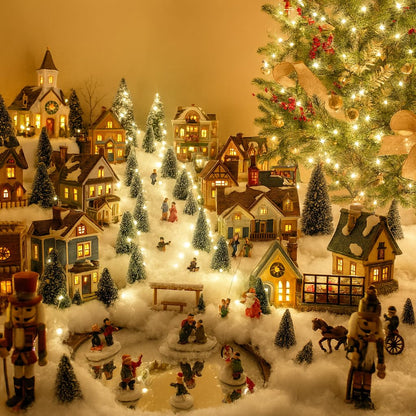 Christmas Fake Snow Decor, Fluffy Artificial Snow Fake Snow Decoration, Flame Resistant Indoor Cotton Snow Blanket for Xmas Village, Nativity, Xmas Tree, Crafts, Photo Prop, Xmas Decorations (5.6OZ)