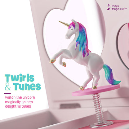 Pretty Me Unicorn Musical Jewelry Box for Kids - Gifts for Girls, Ages 3-8, Best Princess Room Toys Gift for Age 3, 4, 5, 6, 7, 8 Year Old Little Girl - Birthday Present Toy Ideas Music