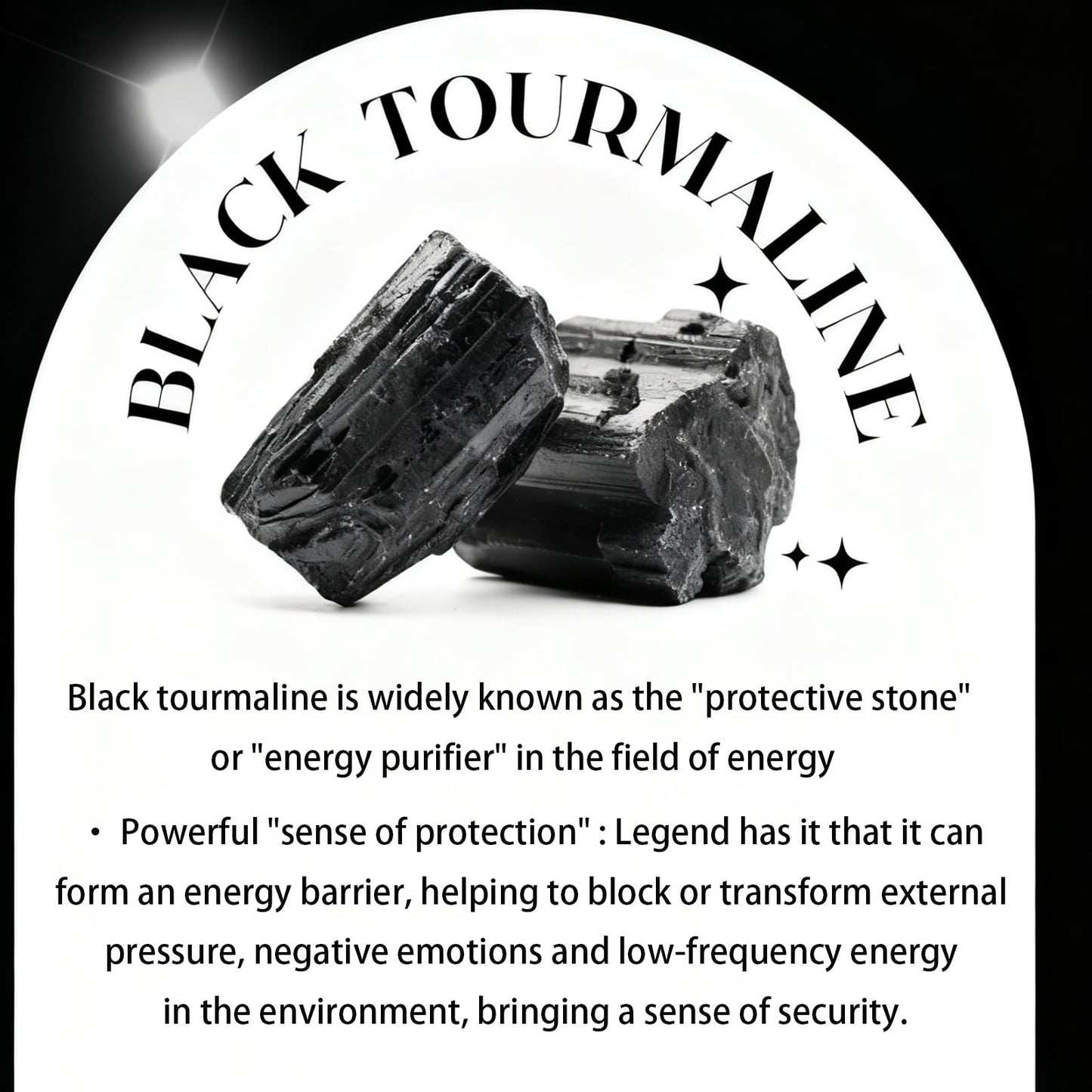 Black Tourmaline Raw Healing Crystals, 1.8"-2.2" Large Size Raw Stones, Natural Black Tourmaline Crystal with Velvet Pouch for Home Decor, Tray, Collection
