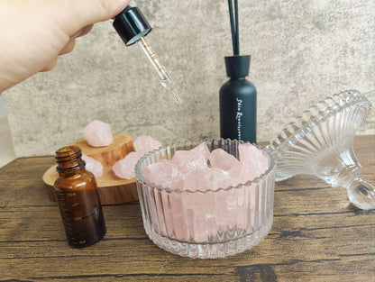 MAIBAOTA Natural Rose Quartz Crystals Bulk Raw Healing Crystal Stones 1" Raw Rough Gemstones Rocks for Tumbling Polishing Cutting Reiki Witch Quartz Crystals