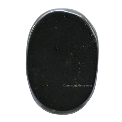 Amazing Gemstone Black Tourmaline Worry Stone, Healing Crystals - Piedra Crystal Fidget for Gift, Meditation, Calming, Relaxation, Stress Relief