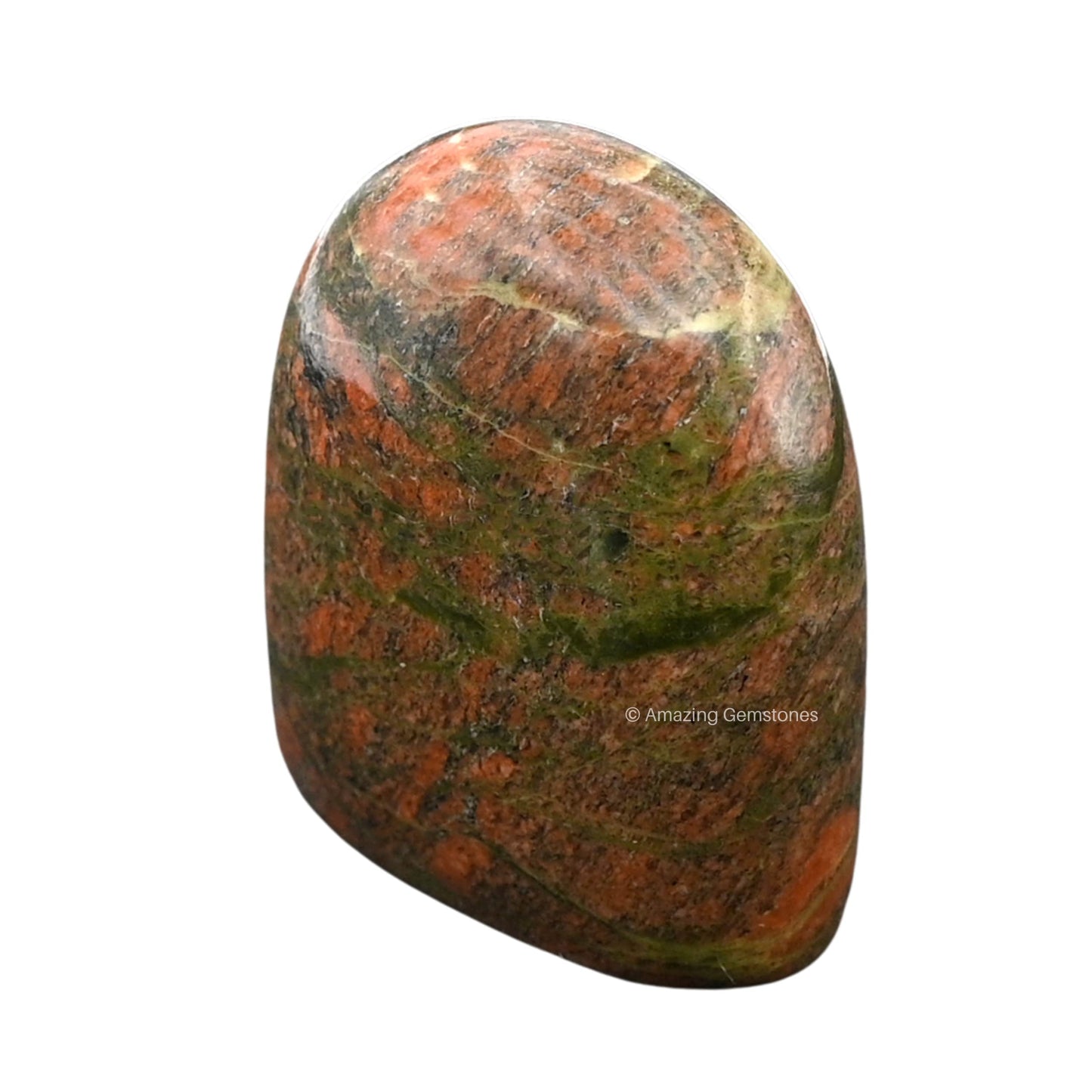 Amazing Gemstone Large Unakite Crystal Standing Palm Stone -Unakite Palm Stones and Crystals, A++ Grade Gemstones and Crystals - Healing Crystals and Healing Stones Office Home Decor Gifts