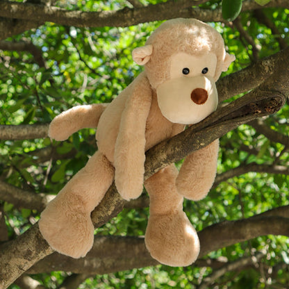 Apricot Lamb Toys Plush Light Brown Monkey Stuffed Animal Soft Cuddly Perfect for Child (Light Brown Monkey, 12 Inches)