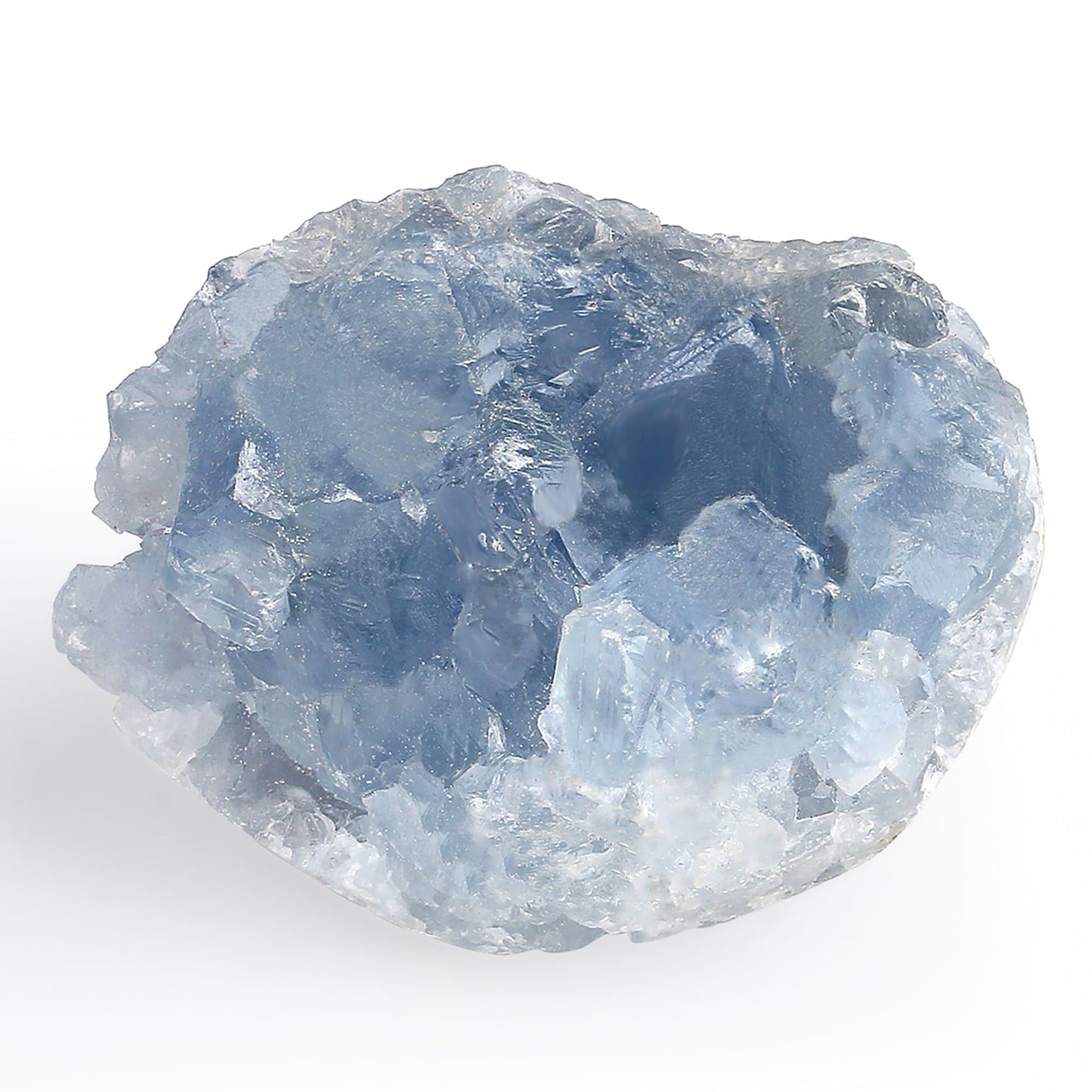 ZHIYUXI Celestite Crystals Aquamarine Stone Rocks Gems Blue Crystal Gemstones Cluster Geodes Raw Crystals Aquamarine Crystals Natural Rock Gem Stones Collection Reiki Geode Energy Balance 1pc 50-70g