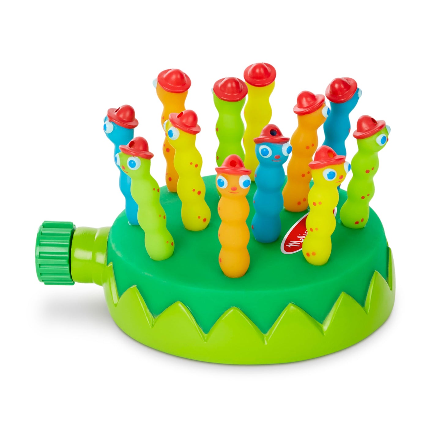 Melissa & Doug Splash Patrol Sprinkler Outdoor Water Toy for Kids - Water Sprinkler for Kids and Sensory Play, Connects to Standard Garden Hose, Ages 3+