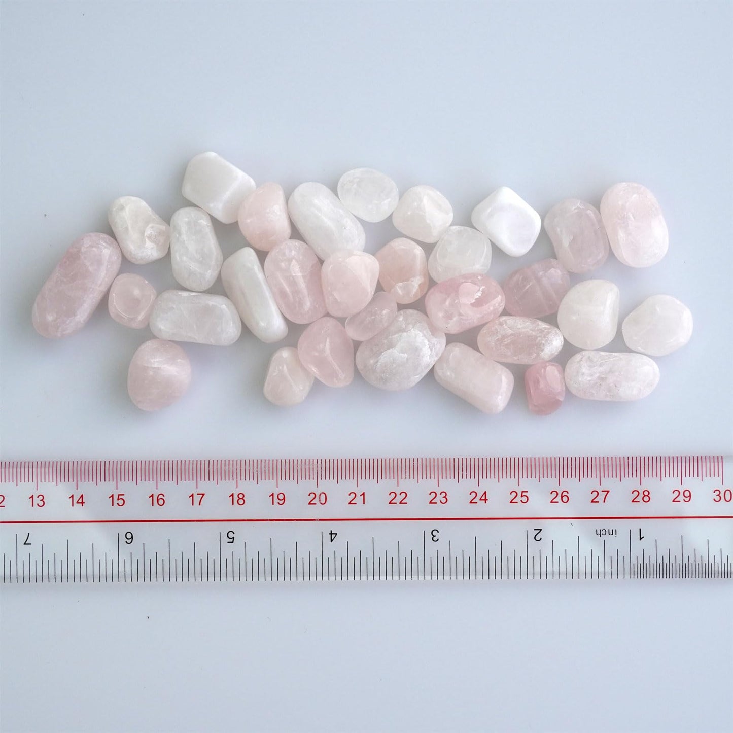 Sisamn 3lb Natural Rose Quartz Tumbled Stones Polished Crystals Bulk for Vase Filler Stones,Healing Stone, Home Decor, Fish Turtle Tank, Plants Decor, Jewelry Making
