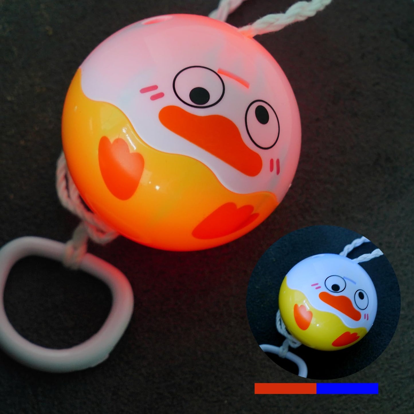 Zaleny Light Up Pulling Balls Spinning Toys Flying Whistle Balls for Kids Boys Girls Party Favors School Prizes Goodie Bag Fillers 20 Pcs
