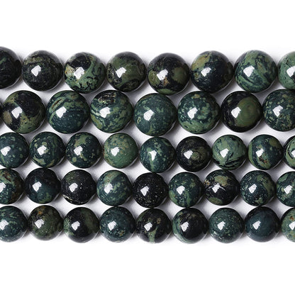 10mm 38pcs Natural Kambaba Jasper Beads Round Loose Energy Healing Stone Beads for Jewelry Making DIY Bracelet 15 Inch