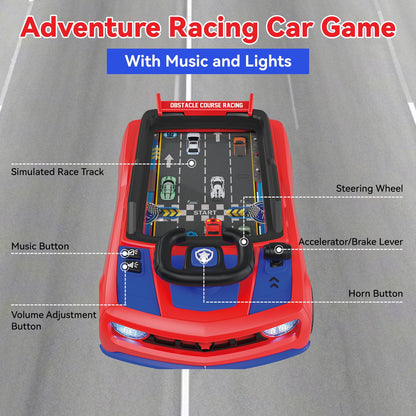 Mytothfy Musical Steering Wheel Racing Car Toy, Racing Adventure Car Steering Wheel for Toddler Kids, Toddler Simulated Driving Game Cars with Sound and Light, Xmas Birthday Gifts for Kids Ages 3+