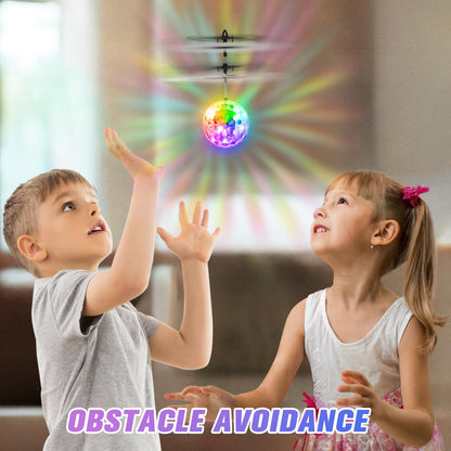 Ocditikl Flying Orb Ball, Rechargeable Flying Ball Toy with Remote, Light Up Orbiter Indoor Outdoor Christmas Toys Gifts for Birthday Boys Girls Ages 6 7 8 9 10+ Year Old