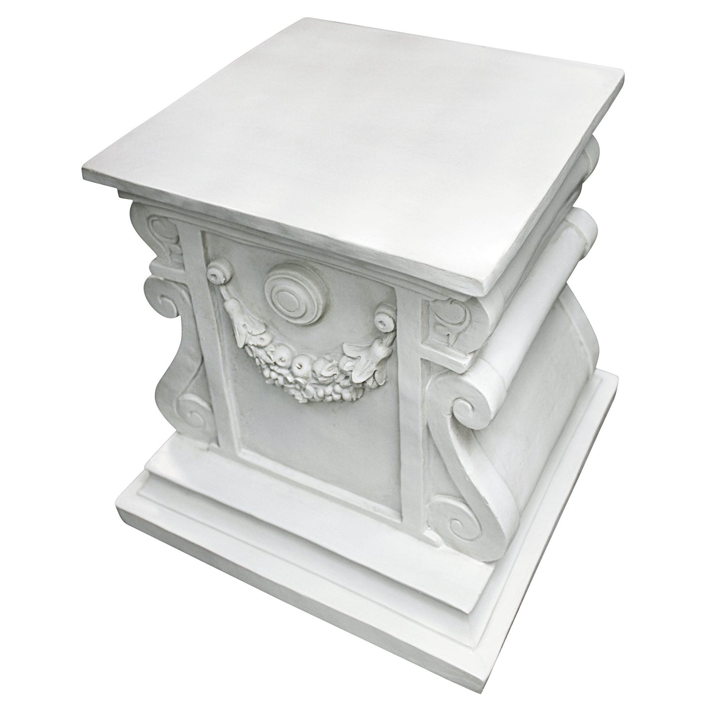Design Toscano NG314100 Statuary Garden Base Riser, Large, Classic Plinth